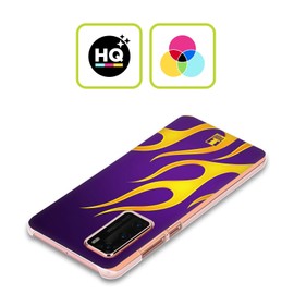 Head Case Designs Hot Rod Flammen Abziehbild Harte Rueckseiten Handyhülle Hülle Huelle kompatibel mit Honor 30S 5G