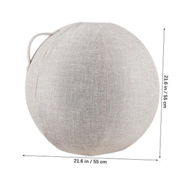 Totority Yoga Balls Protective Cover Durable Static Sleeve for Yoga Balls Breathable Cotton Linen Material Easy to Clean for Fitness