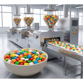 Chiclets Gum Mini Size- 1 Lb of Assorted Rainbow Colored Flavored Chewing Bubble Gum