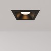 VidaLite Inspira 3in Black LED Recessed Ceiling Light, Square Canless