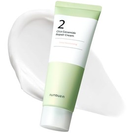 numbuzin- Crema reparadora con ceramidas Cica n.º 2 | Ceramidas, centella asiática | Hidratante, calmante, recuperación de la piel, S