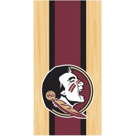 Unbranded FSU Seminoles Florida State Cornhole Board Decals Wraps Skins 24.25" x 48.25" - with lamination