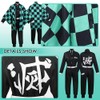 AUTOWT Demon Slayer Cosplay Costume Set - Tanjiro Cosplay Kimono