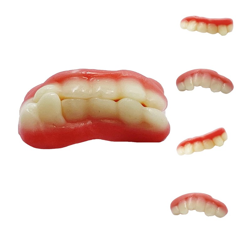Fruidles Gummi Teeth Candy, Delicious Fruit Flavors Gummies (4.4 Pounds)
