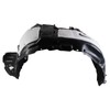 TRQ Front Left Inner Fender Liner Black Drivers Side Compatible