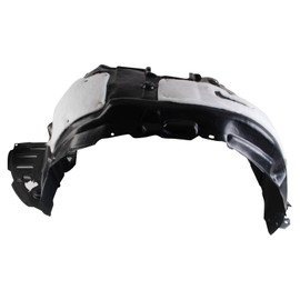 TRQ Front Left Inner Fender Liner Black Drivers Side Compatible with 2013-2017 Lexus LS460 2013-2016 LS600h LX1248131