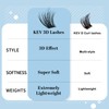KevKev Lash Clusters 3D Fluffy Cluster Lashes 120 Pcs DIY