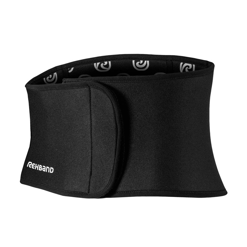Rehband QD Back Support 3 mm Neoprene Back Support Black