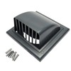 Cotarba 150mm 6" Grey Ducting External Air Vent Cowled Draught