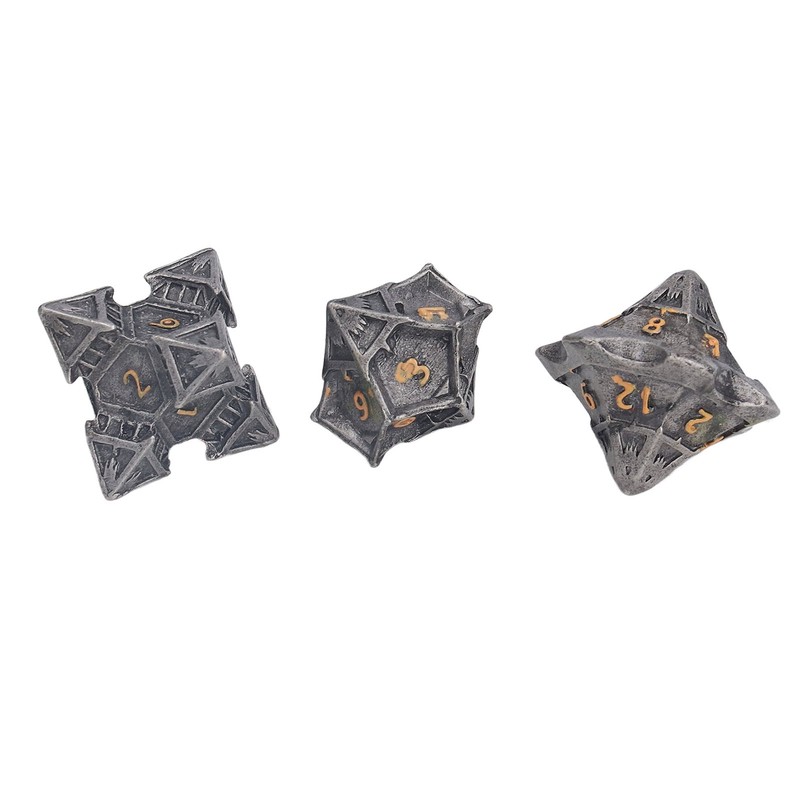 Dice Set Eye Catching Lightweight Alloy Dice Set for Playing