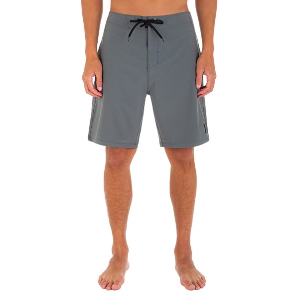 Hurley Men's One and Only Solid 20" Board Shorts, Smoke