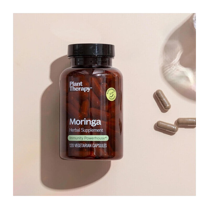 Plant Therapy Herbal Supplement - Moringa, 120 Capsules