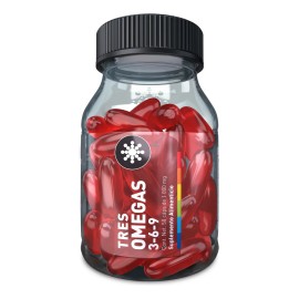 Tres Omegas 3-6-9 Apoyo En La Salud Cardiovascular 50 Cáps.