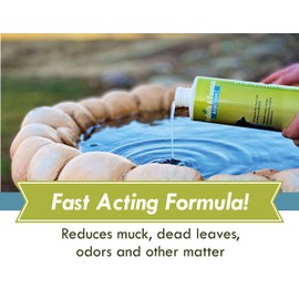 Bird Bath & Fountain Maintenance - (8 Ounces) - Fast-Acting Enzyme-Based Formula Will Extend The Life of Your Water Feature, Aid in Maintaining a Balanced Ecosystem - Safe for All Birds & Animals