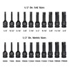 MIXPOWER 1/2" Drive Master Impact Hex Bit Set, Hex Driver,