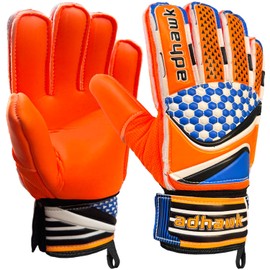 Adhawk Goalkeeper Gloves for Kids & Adult, Football Training Goalie Gloves, Non-Slip Palm Material with Extra Foam Padding, Double Layer Wrist Protection