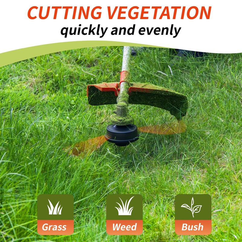 4 Pack String Trimmer Line Compatible with Ego String Trimmer