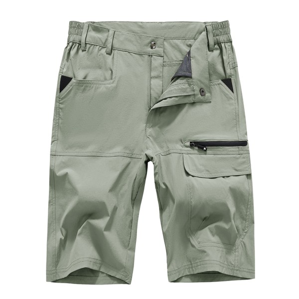 YSENTO Men's Golf Cargo Shorts Relaxed Fit Quick Dry Hiking