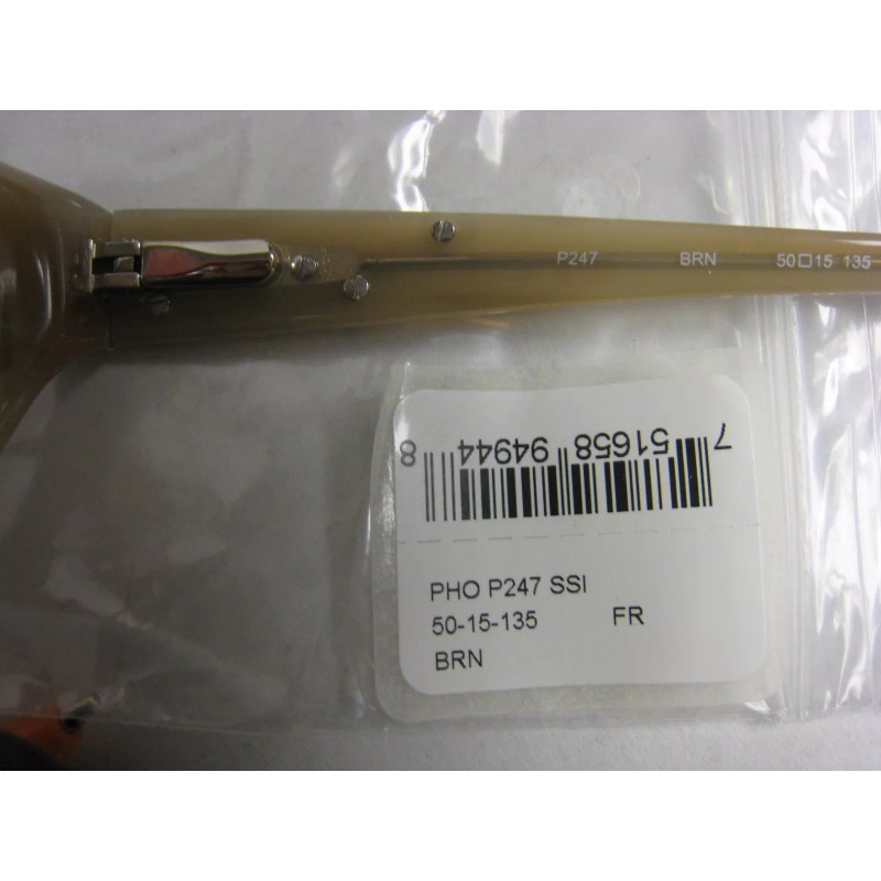 Phoebe Couture Eyeglass Frames P247 BROWN 50-15-135 With Case New