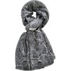 GFM® Floral Leaves Print Scarf-Spring Summer - All Seasons Scarf