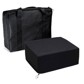 BQMAX 17'' Griddle Cover and Carry Bag Replacement Parts for Blackstone 17" Table Top Griddle with Griddle Hood, 600D Waterproof Polyester Cover Kit for Blackstone 17"