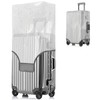 JZRTravel Luggage Covers for 30 Inch Suitcase Protector, Thicken Clear