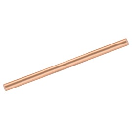 MECCANIXITY 1 Pack Pure Copper Round Rod 14mm/0.55 Inch Diameter 354mm/13.94 Inch Length Solid Copper Rod Lathe Bar Stock for DIY Metal Craft Metal Working Hobbies