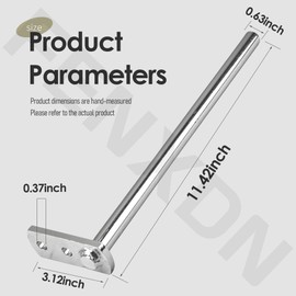 45944 Roller Shaft Compatible with Sc-ag 45046 43026 Ti-ger, Ti-ger Cat, Ti-ger Cub, Wi-ldcat, Ch-eetah, V-Ri-de, Pro-V, ST-HM, SW-Z, S-W Models, Fits Deck Sizes: 36", 40", 42", 48", 52", 61", 72"