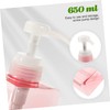 ULTECHNOVO Square Refillable Hand Soap Dispenser with Pump Liquid Bottle