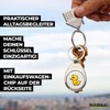 Huuraa Schlüsselanhänger Küken Comic Geschenk Metall Einkaufswagenchip Küken Geschenkidee