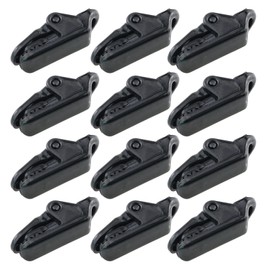 E-outstanding 12Pcs Alligator Clip Crocodile Tent Awning Windproof Fixing Clamp for Outdoor Camping Canopy Tarps Caravan, 33mm