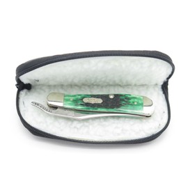 5 Inch Padded Zipper Zip up Folding Hunter Tactical Hunting Knife Storage Case Pouch Sheath