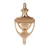 SKANDH Georgian 6" Inch Solid Brass Door Knocker, Polished Brass