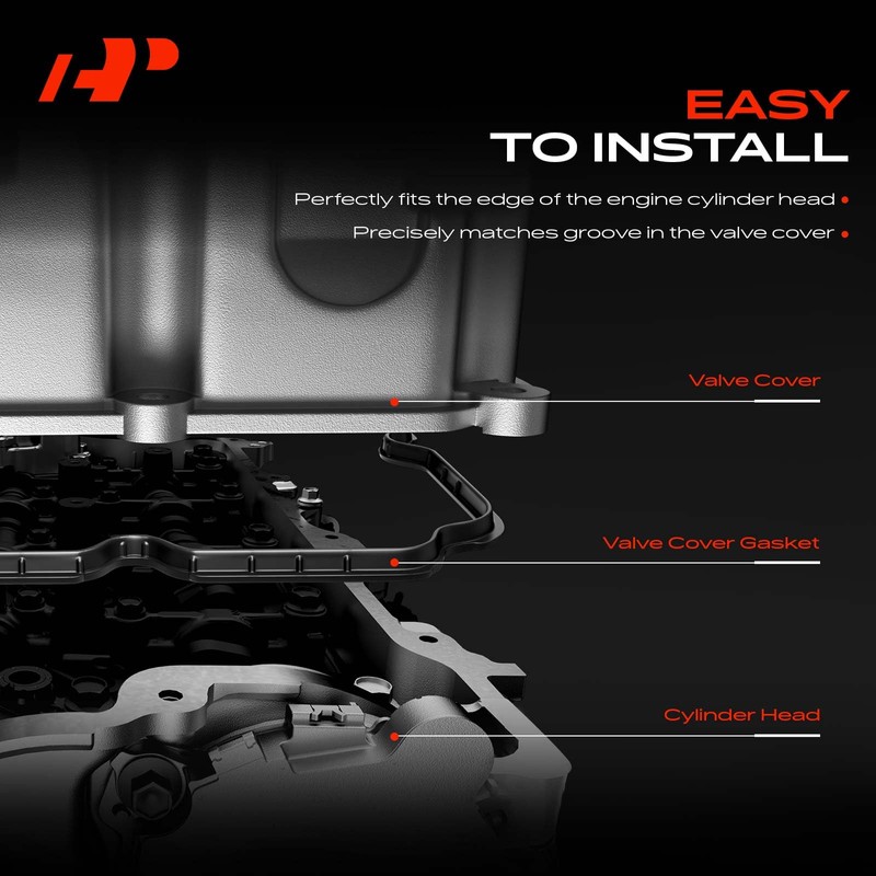 A-Premium Engine Valve Cover Gasket Set Compatible with Ford, Land