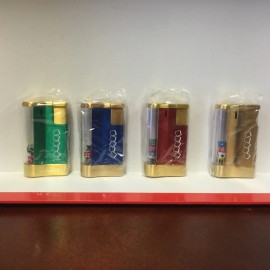 Z Best ( 4 )  Z Best View Lighter With 5 Dice Gold Color