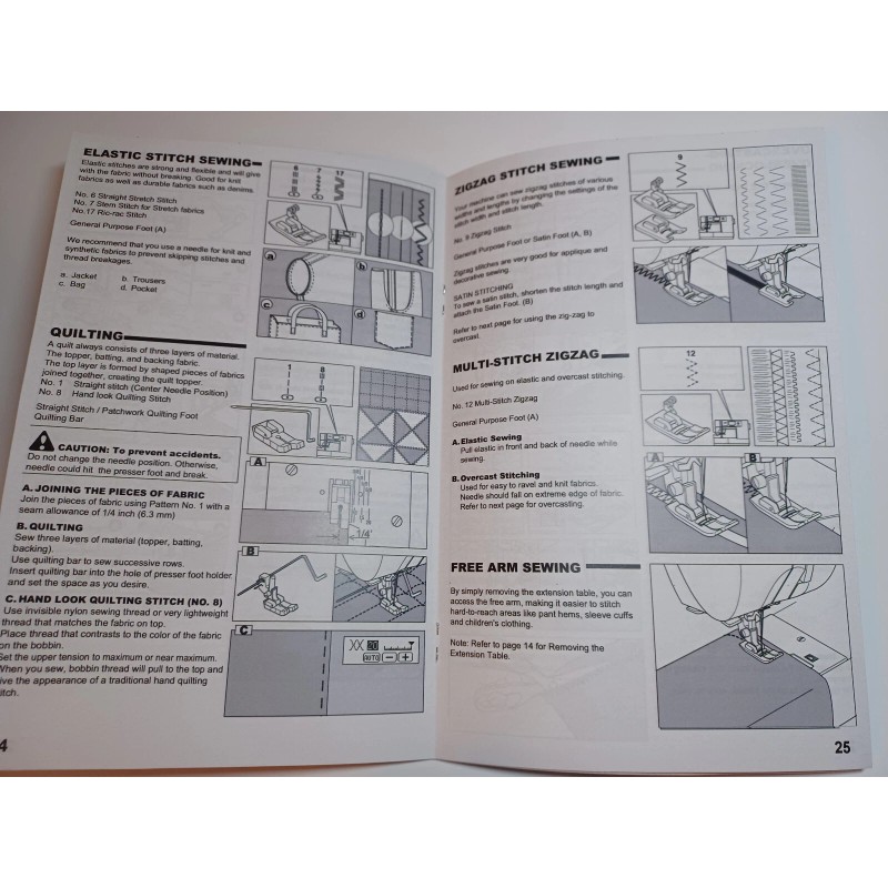 Singer 9980 Sewing Machine Owners Manual reproduction