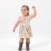 Little Sleepies Short Sleeve Twirl Dress with Bodysuit for Girls,