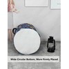 QUEENLALA Large Storage Basket,Laundry Hamper/Bathroom/Home Decor/Collapsible Round Storage Bin,Boys and