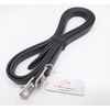 Black Soft Leather Stirrup Leathers for Adult Horses 1 Inch