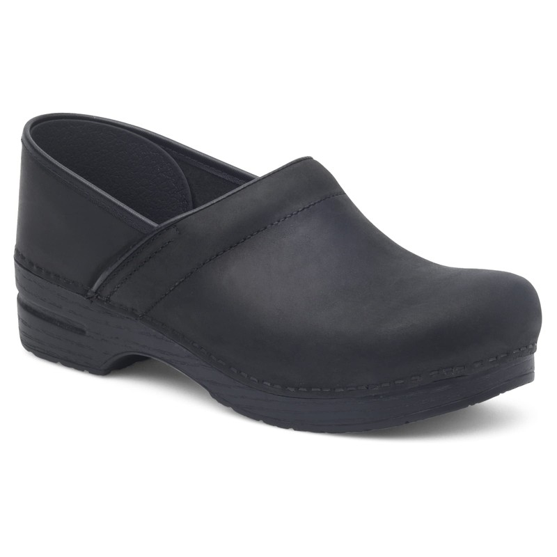 Dansko Women's Professional Black Oiled Clog 7.5-8 M US