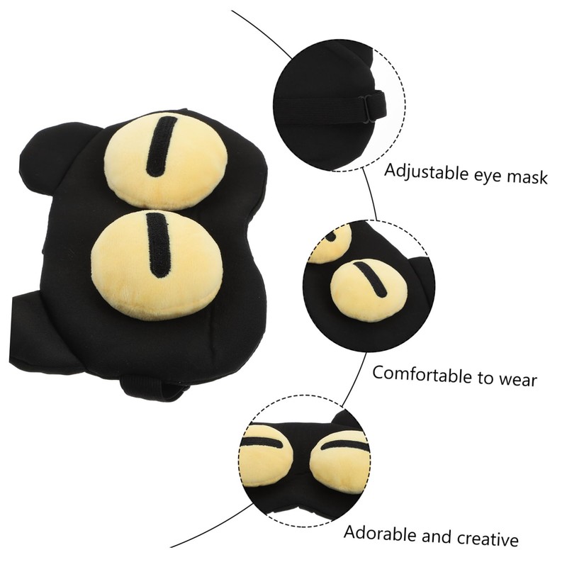 TOVINANNA 1Pc Portable Multifunctional Eye Mask Funny Shading Blindfold for