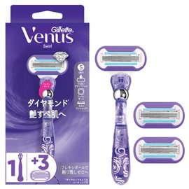 Venus Razor Razor for Women Women Smooth Skin Body Replacement Blade 3 Pieces Swirl