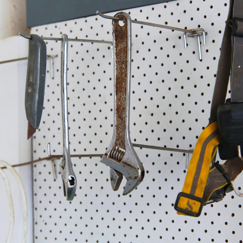 sourcing map 10pcs Pegboard Waterfall Hook Shelving Hooks 10.63" Stainless