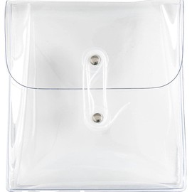 Donally Clear Case, Pencil Case, Pen Case, Multi Pouch, Korean Miscellaneous Goods, Transparent, Storage, Mini Size, CLEAR, Simple