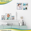 Langdon House 4x6 Silver Picture Frame - Distinguished Edging for