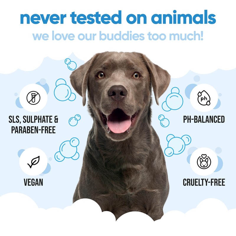 Bubblegum Dog Shampoo by Buddycare | Deep Cleansing Shampoo for