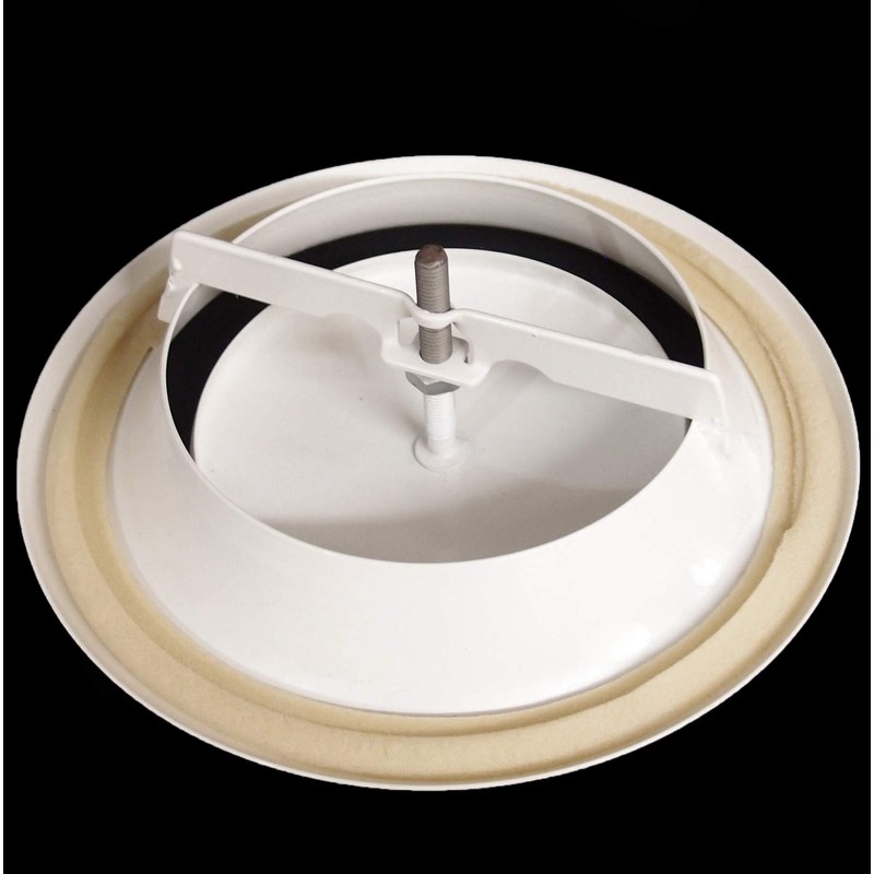HVAC Premium 6'' Round Return Air Vent Grille with Sponge