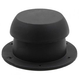 GeKLok RV vent cap, Round Exhaust Outlet Vent Cap, Round Mushroom Head Shape Ventilation Cap, RV Ventilation Cap Mushroom Head Shape For Rv Accessories Top Mounted(Black)