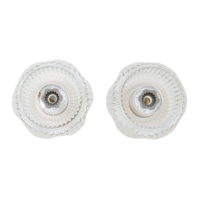 Danco 88671 Pair of Faucet Handles for Sterling Tub/Shower, Clear