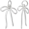 2Pcs Ribbon Bow Dangle Bowknot Accessory with Jump Loop for